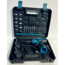 SAKUMA BLUE CDC212B SET: мощный аккумуляторный шуруповерт 12В со встроенным дрилем